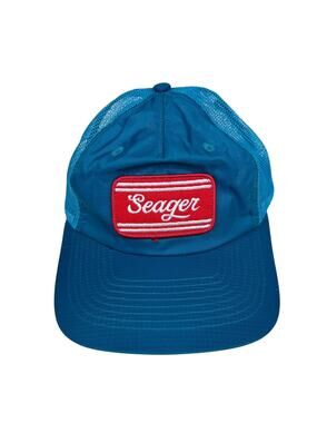 Seager Teal Mesh Back Casual Trucker Hat